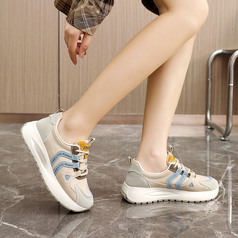 Damen trendy Sneakers mit hoher Dämpfung und atmungsaktivem Mesh-Obermaterial EB