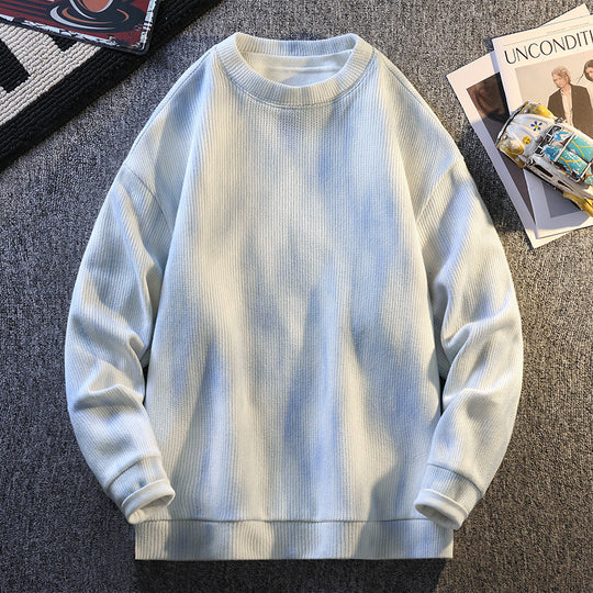 Damen Sweatshirt mit Rippstruktur und bequemen Schnitt EB