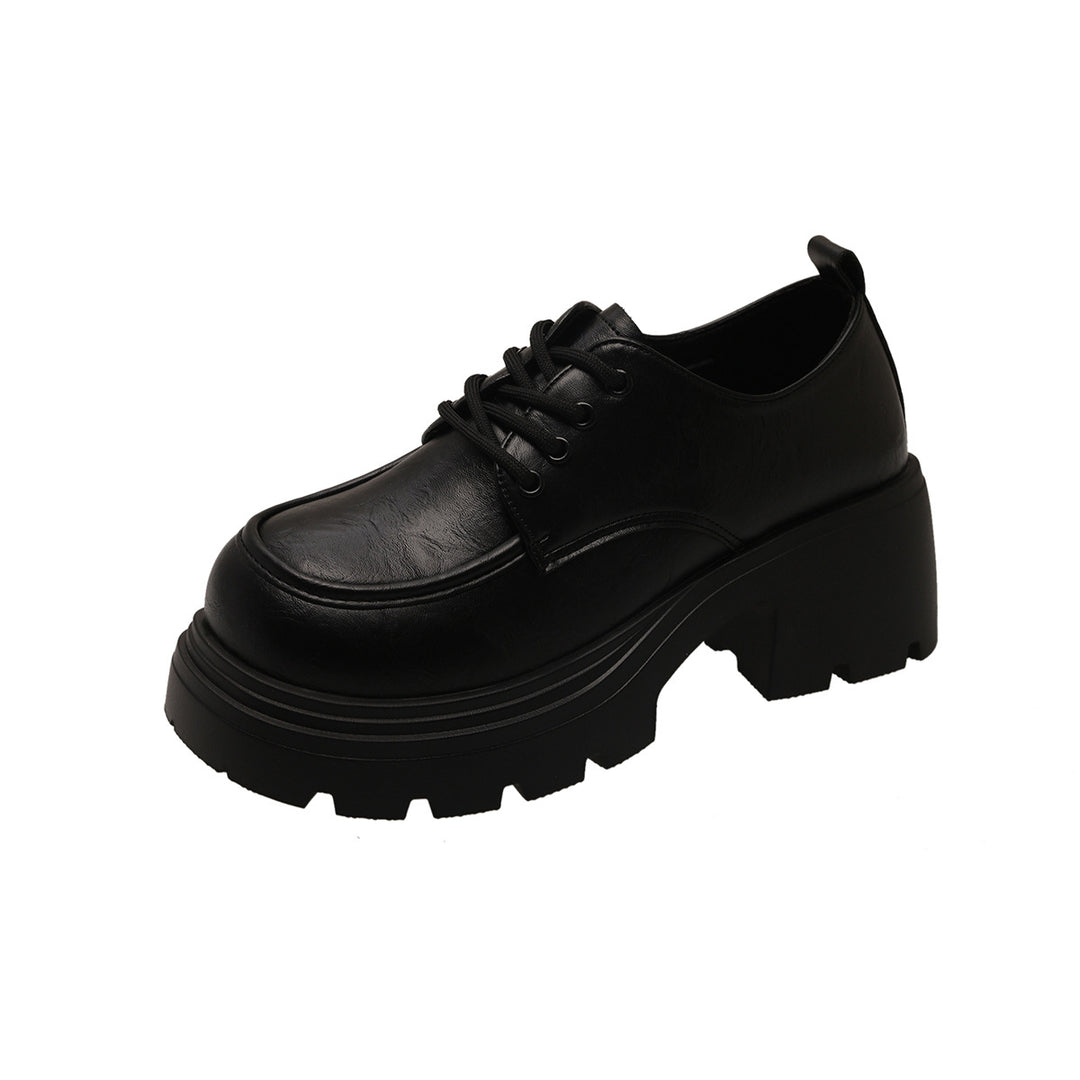 Damen Schnürschuhe mit robuster Plateausohle und modischem Design EB