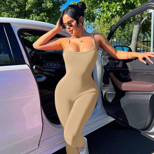 Damen Figurbetontes Jumpsuit EB