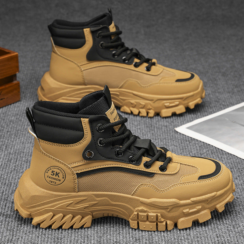 Damen robuste Outdoor-Boots mit rutschfester Profilsohle und atmungsaktiver Konstruktion EB