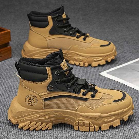 Damen robuste Outdoor-Boots mit rutschfester Profilsohle und atmungsaktiver Konstruktion EB