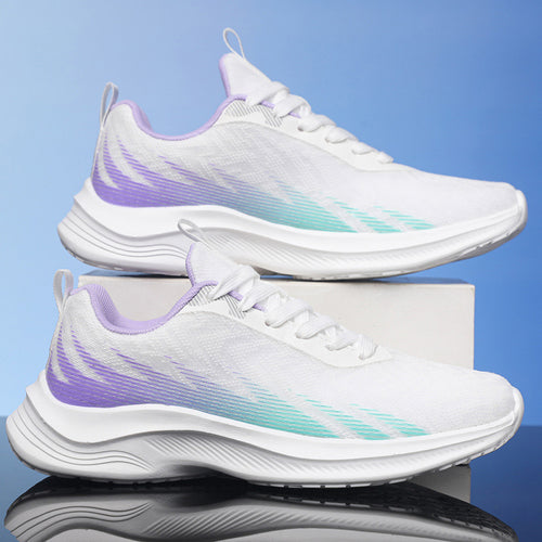 Damen leichte Lauf Sneakers mit atmungsaktiver Oberflächenstruktur EB