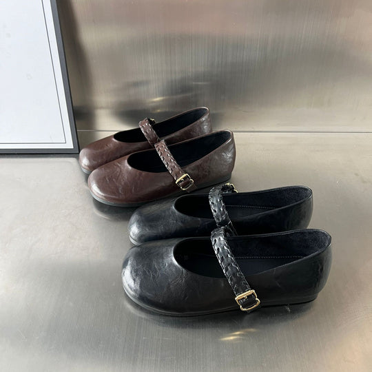 Damen Ballerinas mit elegantem Riemen und komfortabler Innensohle EB