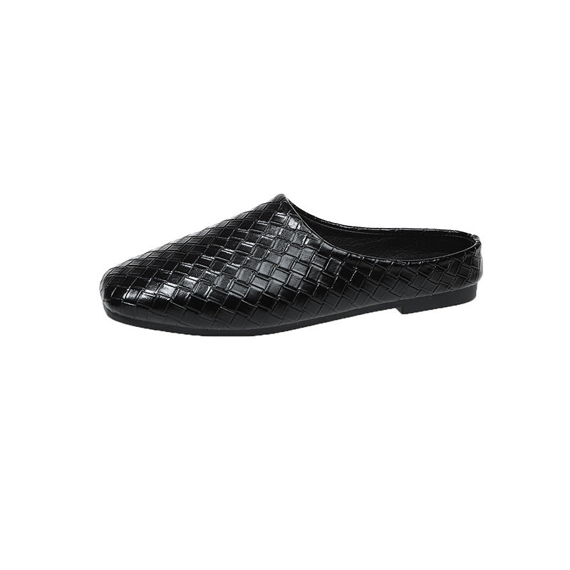 Damen Bequeme und elegante Mules mit geflochtenem Design EB