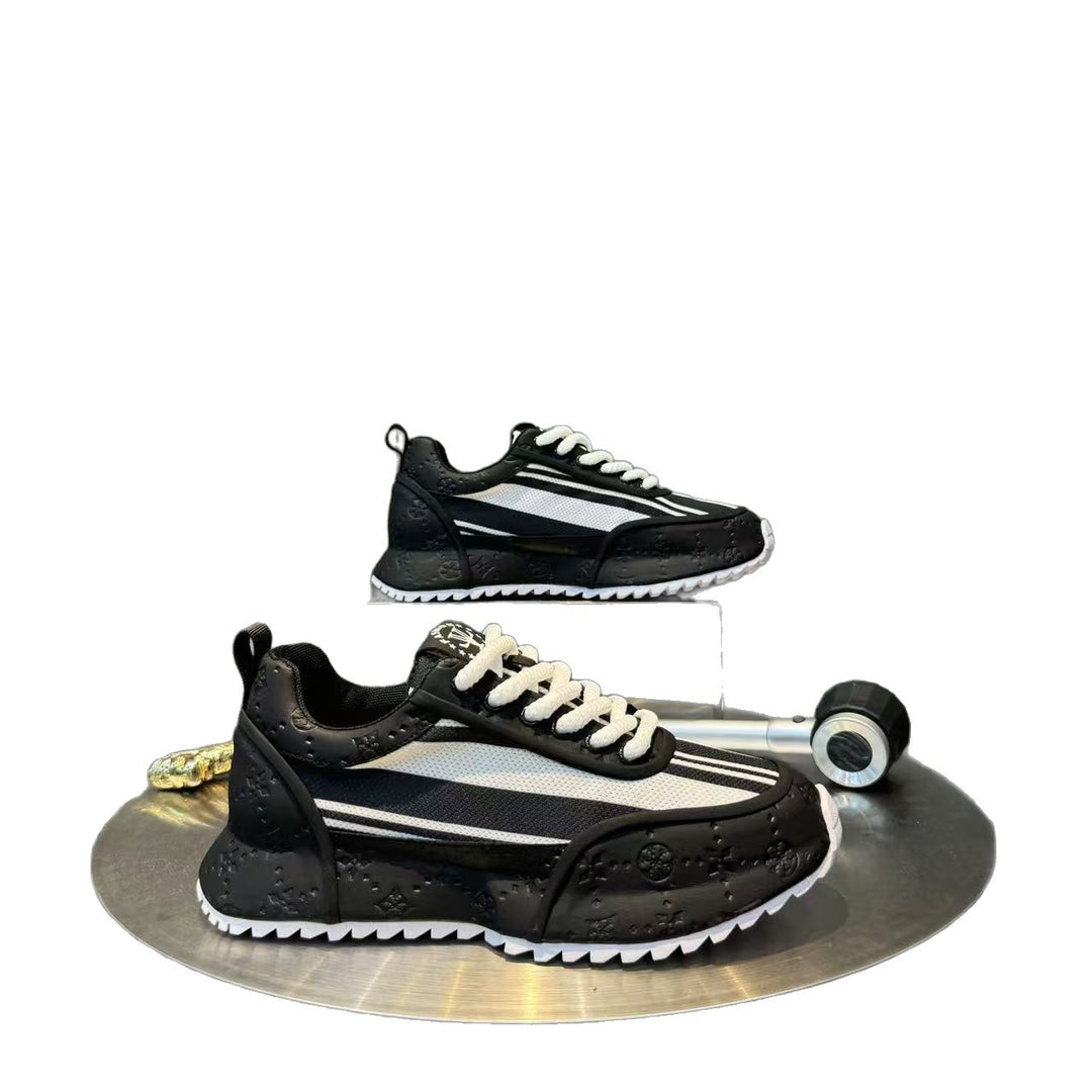 Damen Sportliche Sneakers mit atmungsaktivem Mesh und stoßdämpfender Sohle EB