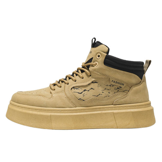 Damen Modische High-Top Sneakers mit einzigartigem Designelement EB
