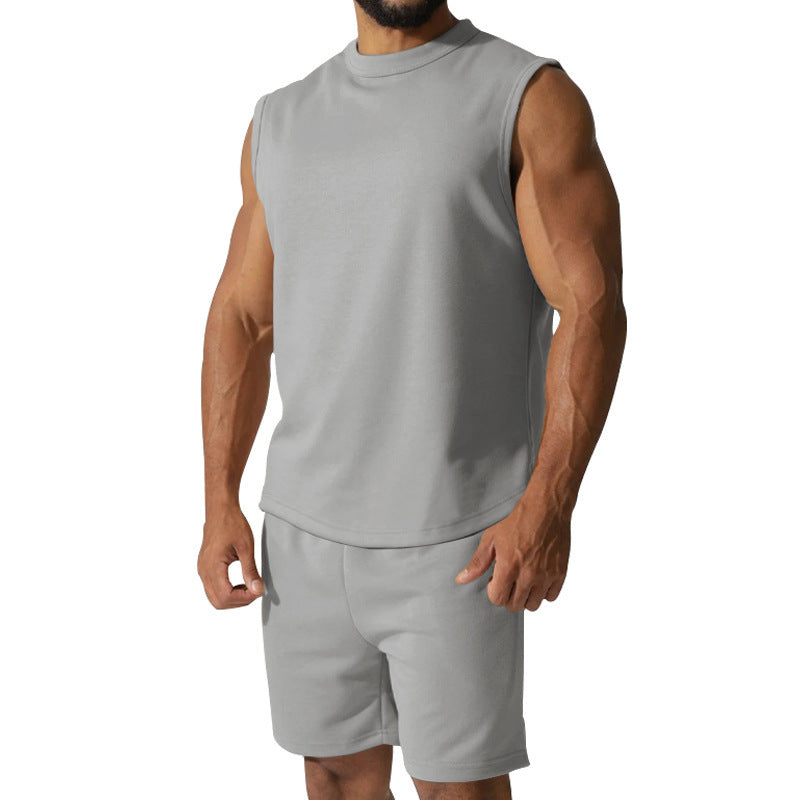 Herren sportliches Kurzarm-Set aus atmungsaktivem Material EB