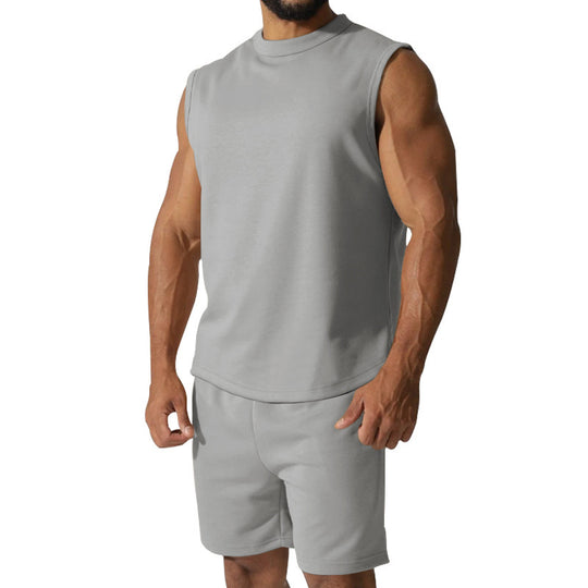 Herren sportliches Kurzarm-Set aus atmungsaktivem Material EB