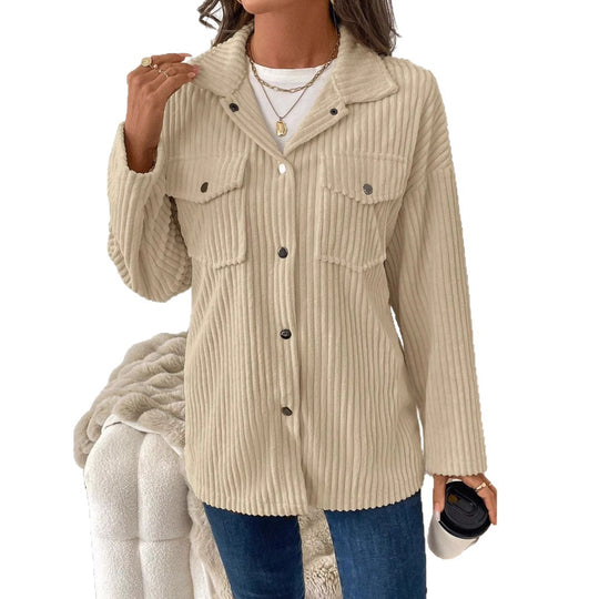 Damen Oversize Kordjacke EB