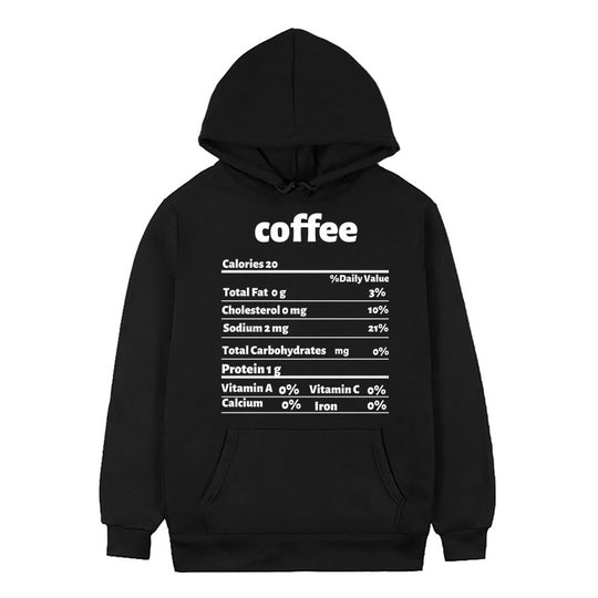 Damen Kapuzenpullover mit kreativem Nährwertdesign EB