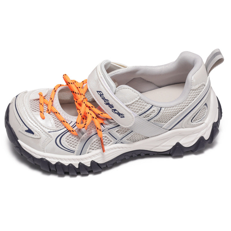 Damen Sportliche Sneakers mit atmungsaktivem Mesh-Obermaterial und rutschfester Sohle EB