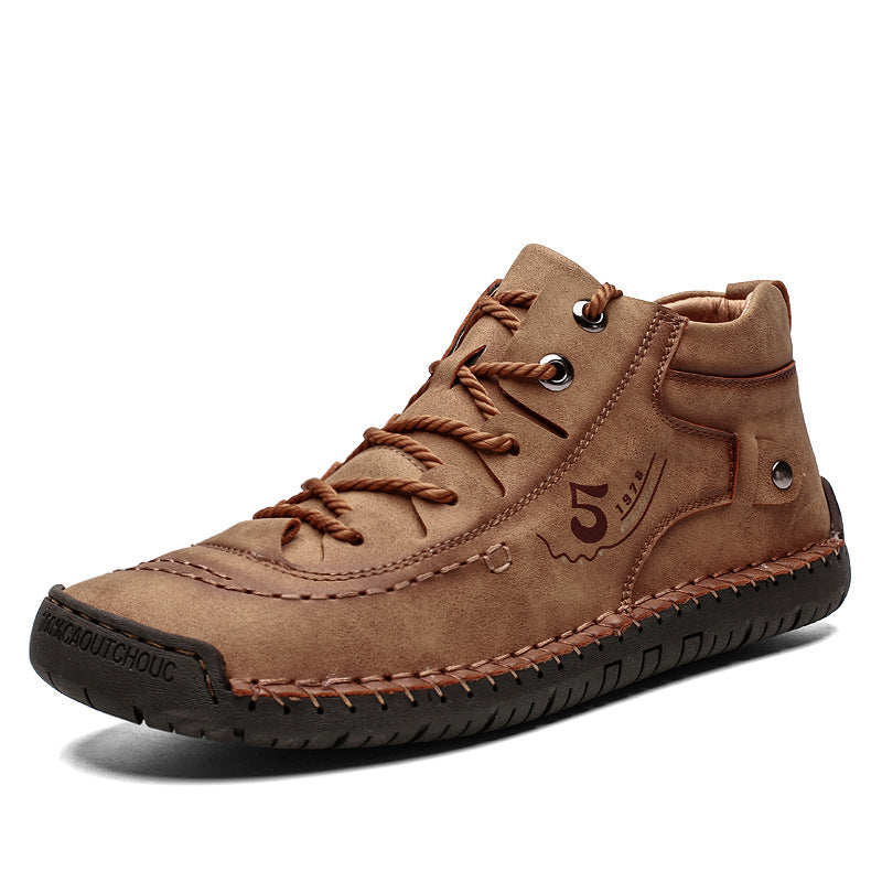 Herren Hochwertige und flexible Schnürboots mit rutschfester Sohle EB