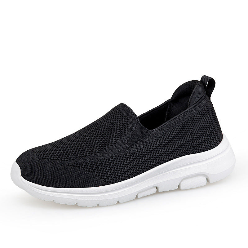 Damen Slip-On Fitnessschuhe mit atmungsaktiver Mesh-Oberfläche EB