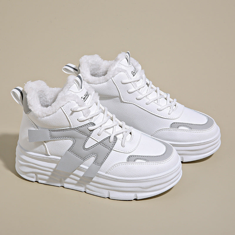 Damen Hohe Sneakers mit weichem Innenfutter und modischem Design EB