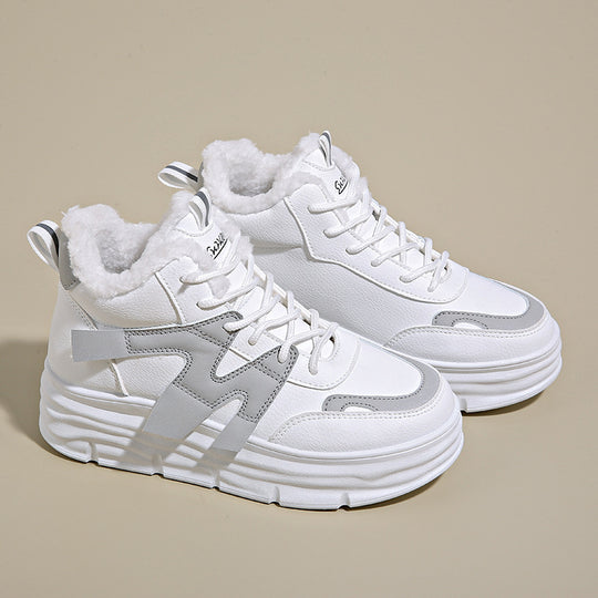 Damen Hohe Sneakers mit weichem Innenfutter und modischem Design EB
