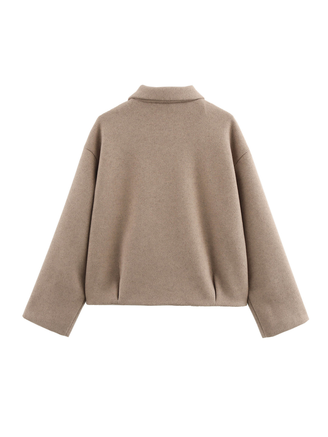 Damen sportliche Jacke mit hohem Kragen und Reißverschluss EB