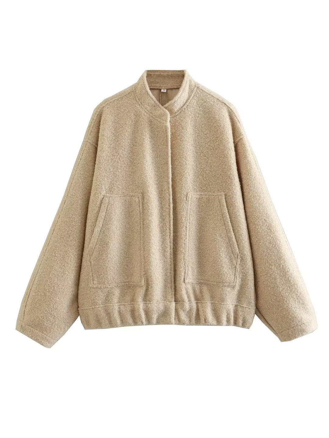 Damen Übergangsjacke mit modernem Stoffmix und praktischen Taschen EB