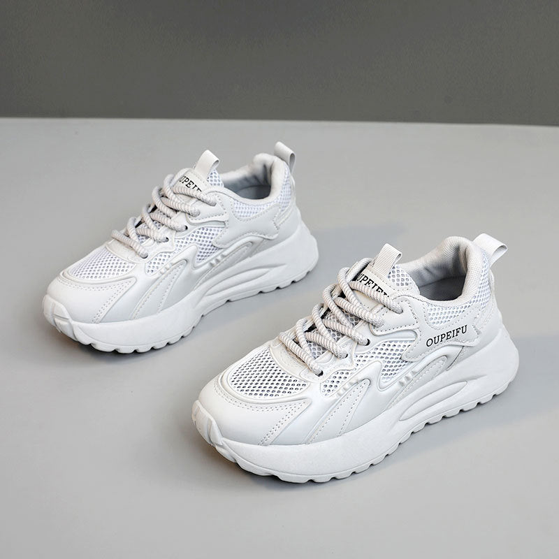 Damen Sportliche atmungsaktive Sneakers mit dämpfender Laufsohle und trendigem Design EB