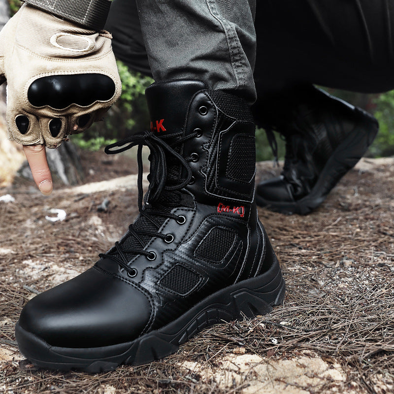 Herren strategische Einsatzstiefel mit verstärktem Knöchelschutz und rutschfester Sohle EB