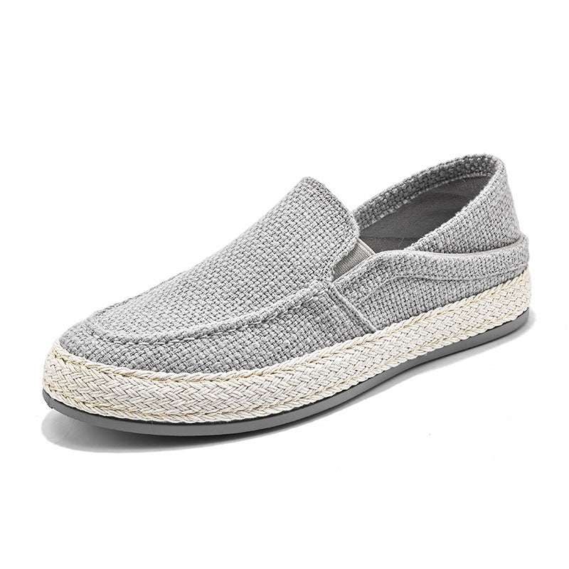 Damen bequeme Espadrilles mit elastischen Einsätzen und flexibler Sohle EB