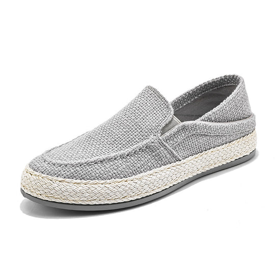 Damen bequeme Espadrilles mit elastischen Einsätzen und flexibler Sohle EB