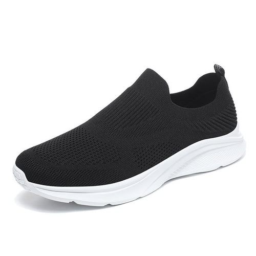 Damen Slip-On Sportschuhe mit atmungsaktivem Mesh-Obermaterial EB