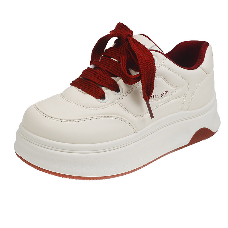 Damen Sneaker mit dicker Sohle und atmungsaktivem Obermaterial EB