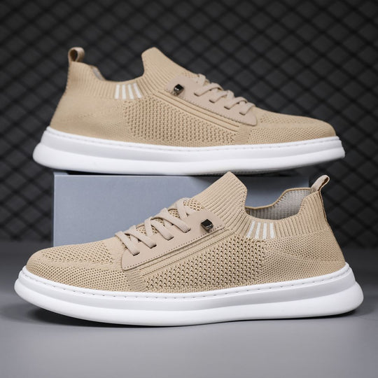Damen Atmungsaktive Sneakers mit elastischem Kragen und rutschfester Sohle EB