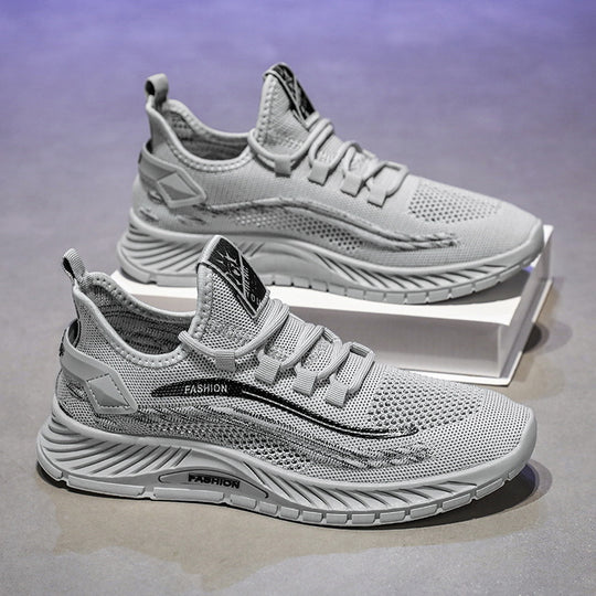 Damen Atmungsaktive Lifestyle-Sneaker mit rutschfester Laufsohle EB