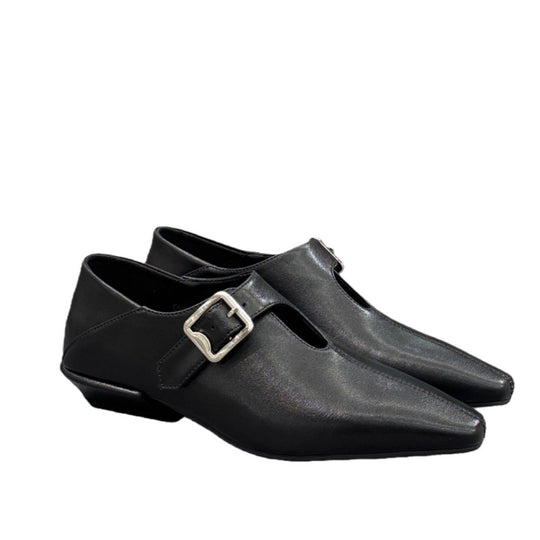 Damen elegante Slipper mit modischer Schnalle EB