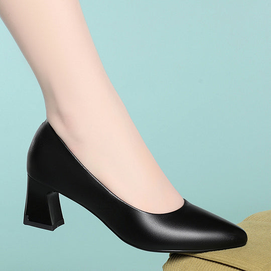 Damen Elegante Pumps mit bequemem Blockabsatz und modischem Design EB