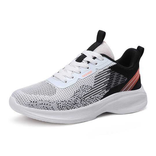 Damen nan federleichte Strick-Walking-Sneaker mit anatomischer Abrollsohle und ultraweicher Komfortinnensohle EB