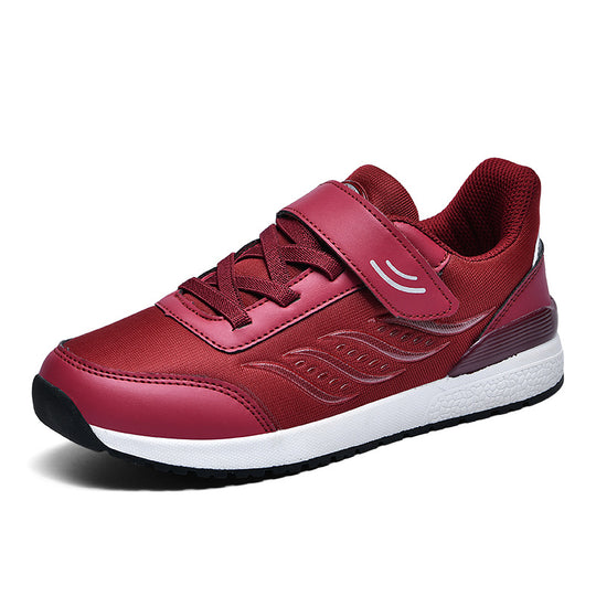Damen Sportliche Sneaker mit praktischem Klettverschluss und atmungsaktiver Oberflächenstruktur EB