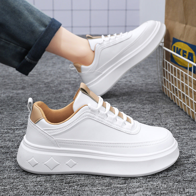 Damen Komfortable Sneakers mit erhöhtem Plateau und atmungsaktivem Obermaterial EB