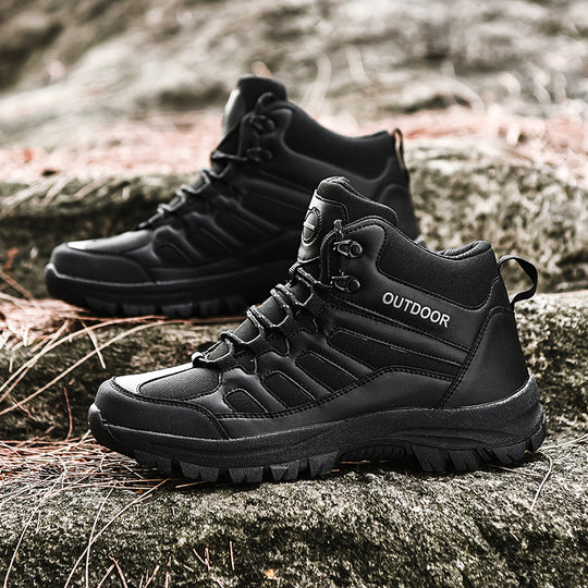 Damen Stabile und wetterfeste Wanderschuhe mit hohem Schaft EB