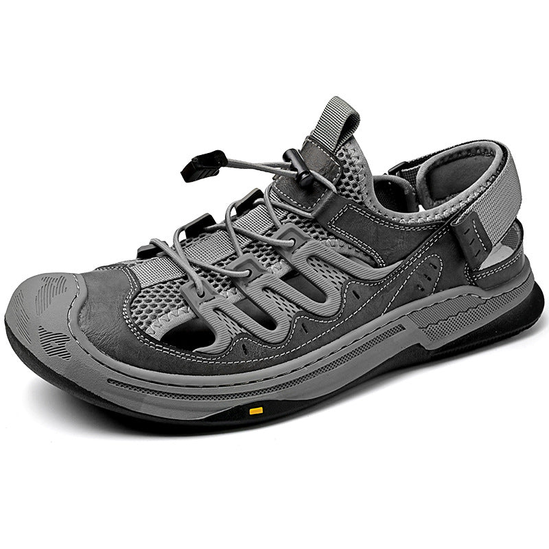 Herren Sportliche Wassersandalen mit rutschfester Sohle und schnellschnürbarem System EB