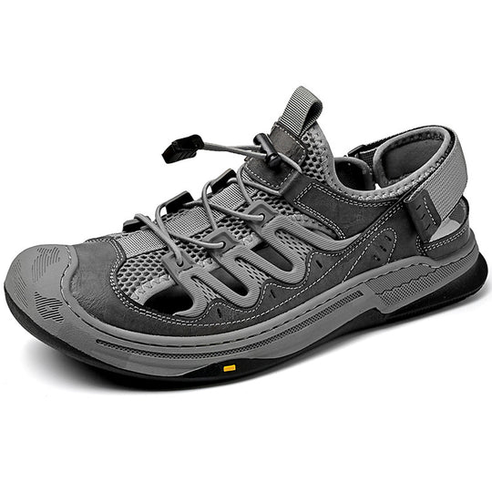 Herren Sportliche Wassersandalen mit rutschfester Sohle und schnellschnürbarem System EB