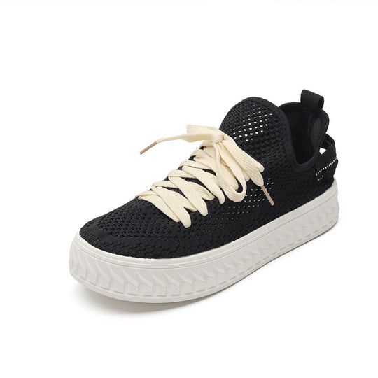 Damen Sportliche und atmungsaktive Sneaker mit flexiblem Sohlenprofil EB