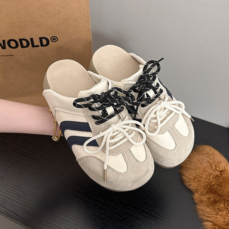 Damen modische Sneakers mit innovativem Schnürsystem und atmungsaktivem Obermaterial EB