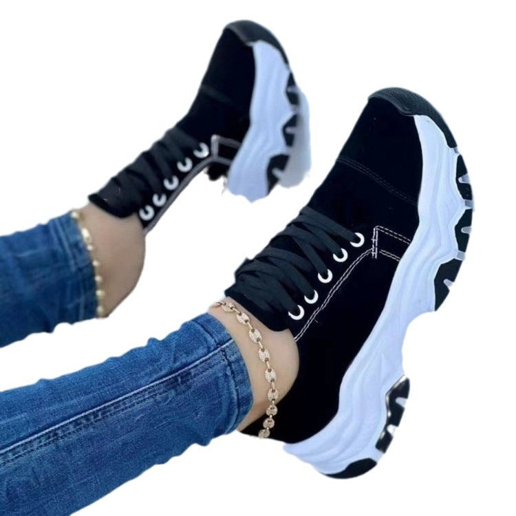Damen Sportliche Lauf-Sneaker mit dämpfender Sohle und bequemem Obermaterial EB