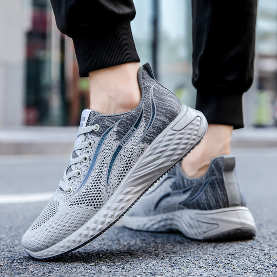 Damen Leichte und atmungsaktive Sportschuhe mit flexiblem Sohlenprofil EB