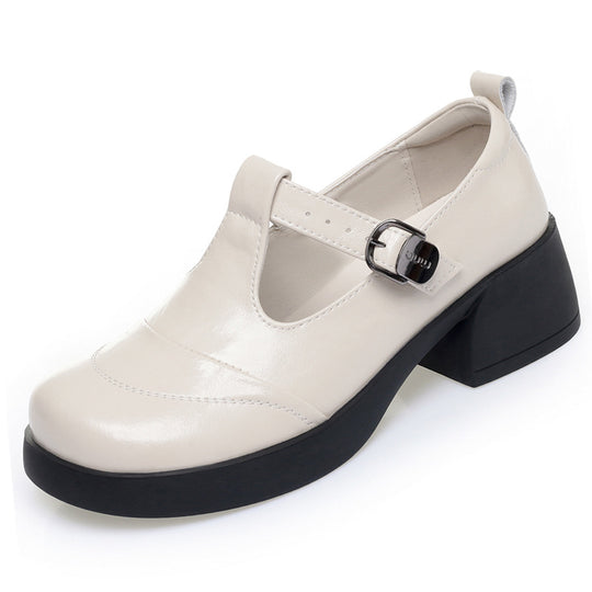 Damen Riemchenpumps mit stabilem Blockabsatz und modischem Riemchen EB