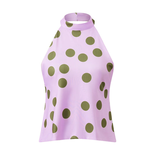 Damen Haltertop mit blühendem Design EB
