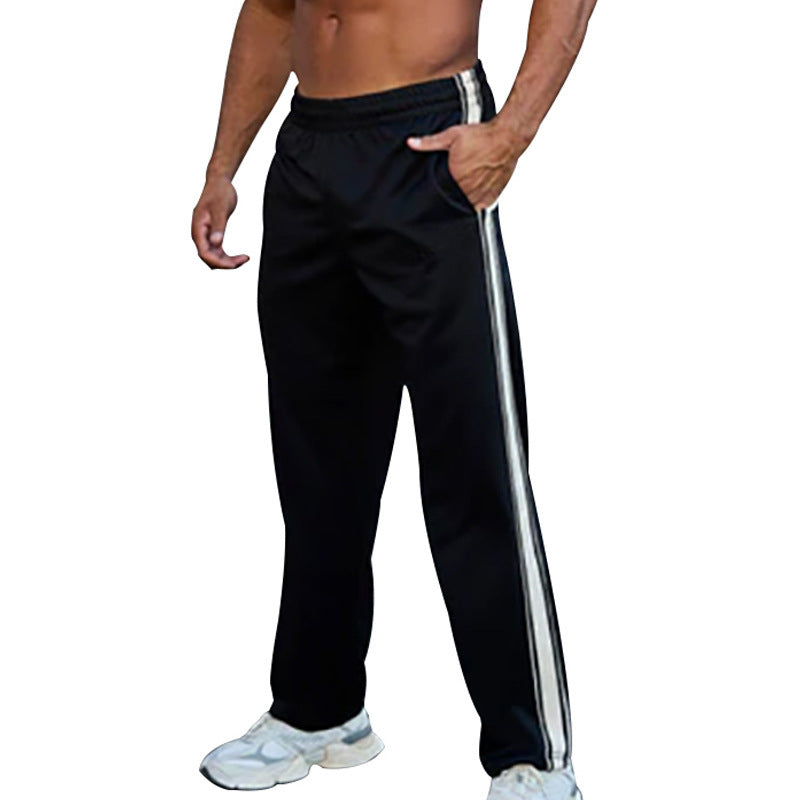Herren Sportliche Trainingshose mit funktionalem Schnitt und seitlichen Einschubtaschen EB