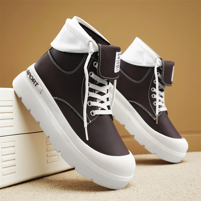 Damen Sportliche Schneestiefel mit hohem Kragen und rutschfester Sohle EB
