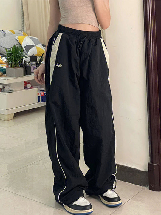 Damen Freizeithose mit seitlichen Kontraststreifen und elastischem Bund EB