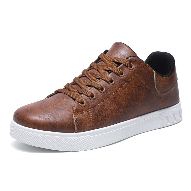 Damen modische Sneakers aus hochwertigem Kunstleder mit flexiblem Profil EB