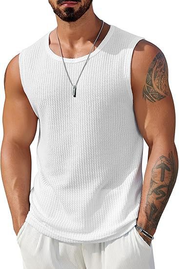 Herren Sportliches Tanktop mit atmungsaktiver Wabenstruktur EB