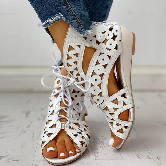Damen Sandalen im Cut-Out-Design EB